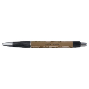 Desert Camouflage Pattern, Ihr Name, Personalisier Kugelschreiber
