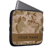 Desert Camouflage Pattern, Ihr Name, Personalisier Laptopschutzhülle (Vorne Rechts)