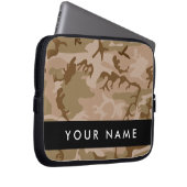 Desert Camouflage Pattern, Ihr Name, Personalisier Laptopschutzhülle (Vorne Rechts)
