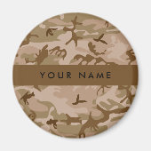 Desert Camouflage Pattern, Ihr Name, Personalisier Magnet (Vorne)