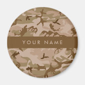 Desert Camouflage Pattern, Ihr Name, Personalisier Magnet (Vorne)