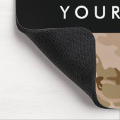 Desert Camouflage Pattern, Ihr Name, Personalisier Mousepad (Ecke)