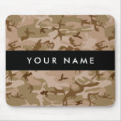 Desert Camouflage Pattern, Ihr Name, Personalisier Mousepad (Vorne)