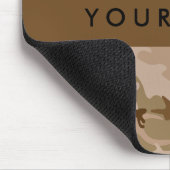 Desert Camouflage Pattern, Ihr Name, Personalisier Mousepad (Ecke)
