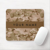 Desert Camouflage Pattern, Ihr Name, Personalisier Mousepad (Mit Mouse)
