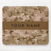 Desert Camouflage Pattern, Ihr Name, Personalisier Mousepad (Vorne)