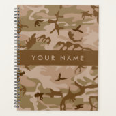 Desert Camouflage Pattern, Ihr Name, Personalisier Planer (Vorderseite)