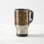 Desert Camouflage Pattern, Ihr Name, Personalisier Reisebecher (VorderseiteRechts)