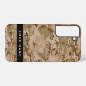 Desert Camouflage Pattern, Ihr Name, Personalisier Samsung Galaxy Hülle (Rückseite (Horizontal))