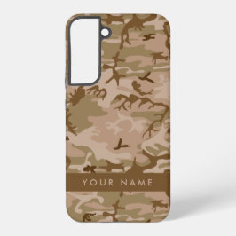 Desert Camouflage Pattern, Ihr Name, Personalisier Samsung Galaxy Hülle