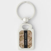 Desert Camouflage Pattern, Ihr Name, Personalisier Schlüsselanhänger (Vorderseite)