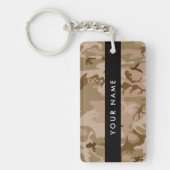 Desert Camouflage Pattern, Ihr Name, Personalisier Schlüsselanhänger (Vorderseite)