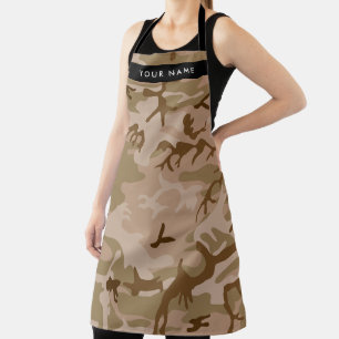 Desert Camouflage Pattern, Ihr Name, Personalisier Schürze
