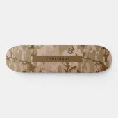 Desert Camouflage Pattern, Ihr Name, Personalisier Skateboard (Horizontal)