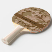 Desert Camouflage Pattern, Ihr Name, Personalisier Tischtennis Schläger (Vorderseite)