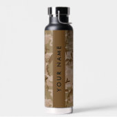 Desert Camouflage Pattern, Ihr Name, Personalisier Trinkflasche (Links)