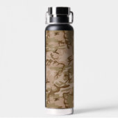 Desert Camouflage Pattern, Ihr Name, Personalisier Trinkflasche (Rückseite)