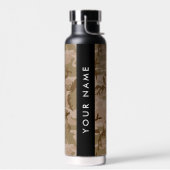 Desert Camouflage Pattern, Ihr Name, Personalisier Trinkflasche (Links)