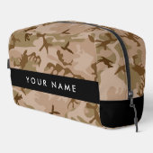 Desert Camouflage Pattern, Ihr Name, Personalisier Waschbeutel (Rechte Ecke)