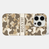 Desert Camouflage Personalized Case-Mate iPhone Hülle (Rückseite (Horizontal))