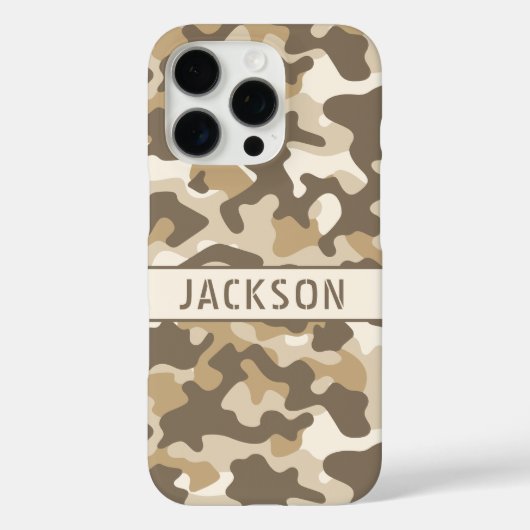 Desert Camouflage Personalized Case-Mate iPhone Hülle (Rückseite)