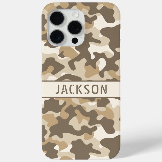 Desert Camouflage Personalized Case-Mate iPhone Hülle (Rückseite)