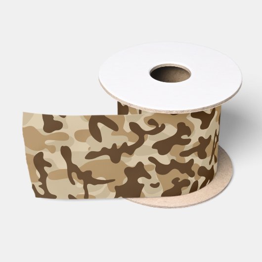 Desert Camouflage Satinband (Spule)