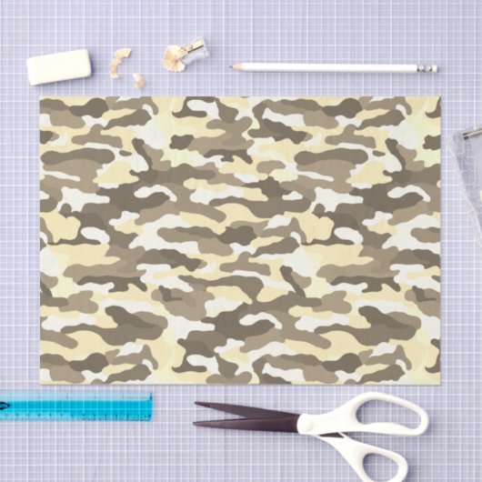 Desert Camouflage Seidenpapier (Handwerk)