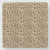 Desert Camouflage Steinuntersetzer (Vorderseite)