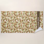 Desert Camouflage Strandtuch (Vorderseite)