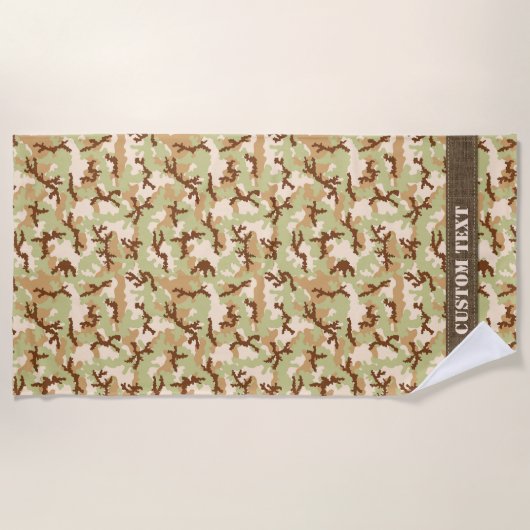 Desert Camouflage Strandtuch (Vorderseite)