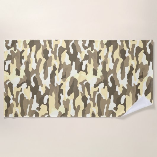 Desert Camouflage Strandtuch (Vorderseite)
