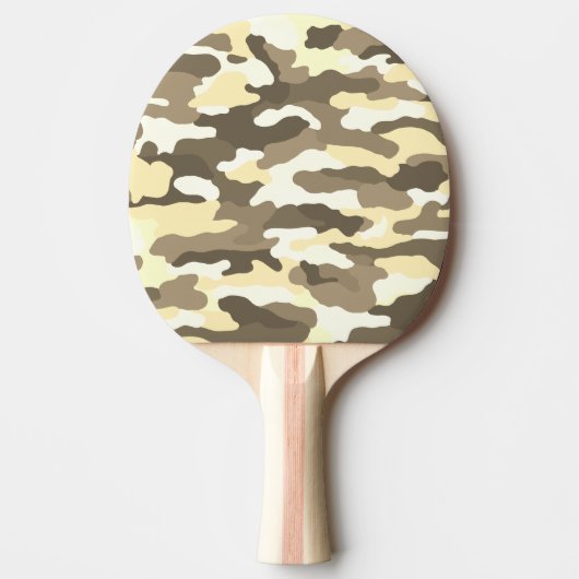 Desert Camouflage Tischtennis Schläger (Vorderseite)