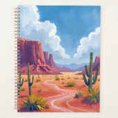 Desert Canyon | Cactus Nature Landscape Planer (Vorderseite)