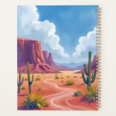 Desert Canyon | Cactus Nature Landscape Planer (Rückseite)