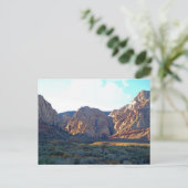 Desert Canyon Postkarte (Stehend Vorderseite)