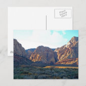 Desert Canyon Postkarte (Vorne/Hinten)