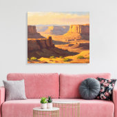 Desert Canyons Leinwanddruck (Insitu (Wohnzimmer))