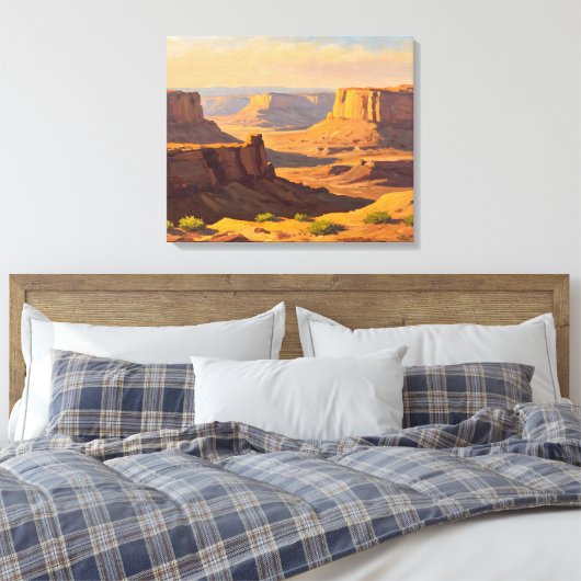 Desert Canyons Leinwanddruck (Insitu (Schlafzimmer))