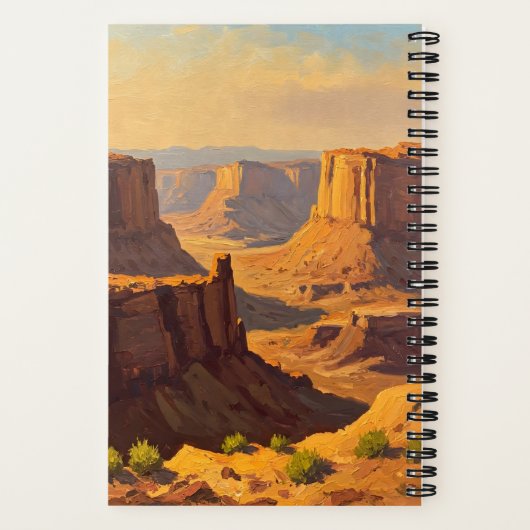 Desert Canyons Notizblock (Rückseite)