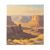 Desert Canyons Notizblock (Vorderseite)
