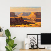 Desert Canyons Poster (Heimbüro)