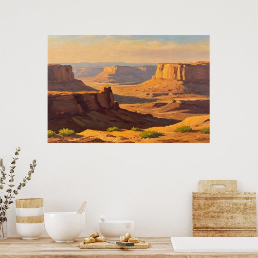 Desert Canyons Poster (Küche)