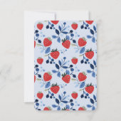 Desert Chic Baby Dusche Dankeskarte (Rückseite)