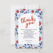 Desert Chic Baby Dusche Dankeskarte (Vorderseite)