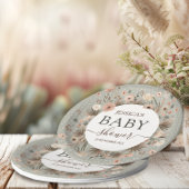 Desert Chic Baby Dusche Pappteller