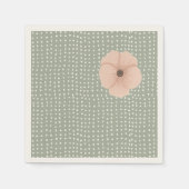 Desert Chic Baby Dusche Serviette (Vorderseite)