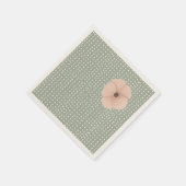 Desert Chic Baby Dusche Serviette (Ecke)