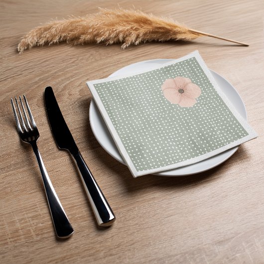 Desert Chic Baby Dusche Serviette