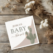 Desert Chic Baby Dusche Serviette